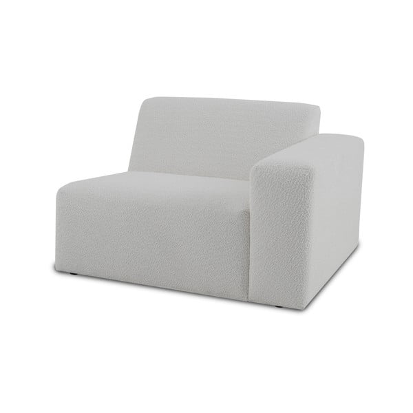 Valge bukleekangast diivanimoodul (parem nurk) Roxy - Scandic-image-1