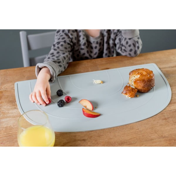 Sinine silikoonist vikerkaareplaat, 47 x 26 cm - Kindsgut-image-3