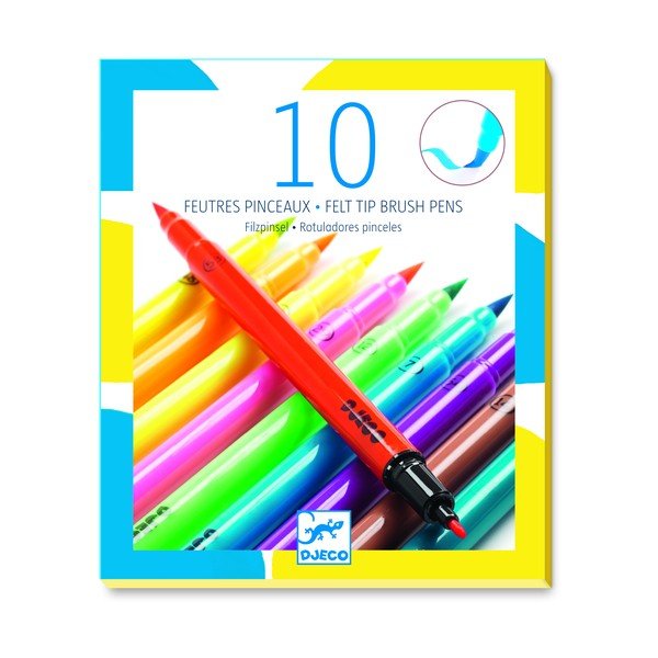 10 neoonmarkeri komplekt - Djeco-image-2