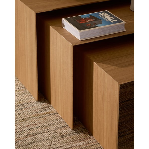 Tammespoonist abilauad 3tk komplektis 40x60 cm Litto - Kave Home-image-3