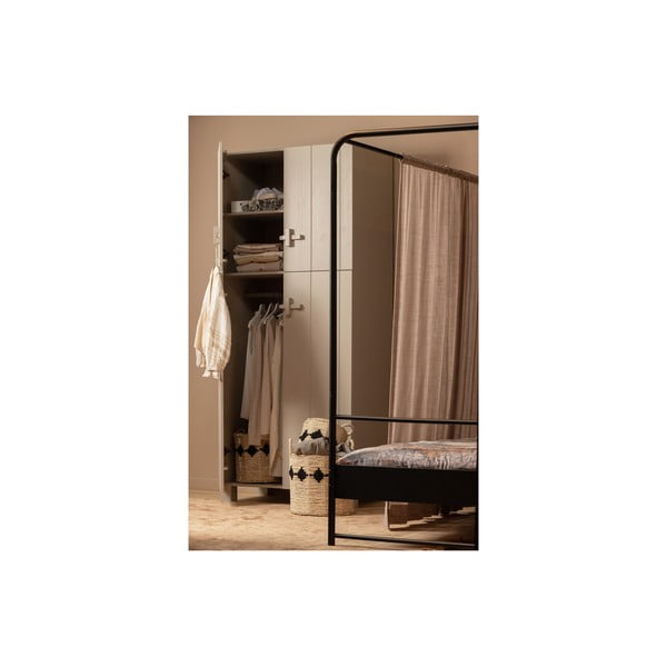 Helehall männipuidust riidekapp 90x210 cm Mees - WOOOD-image-3