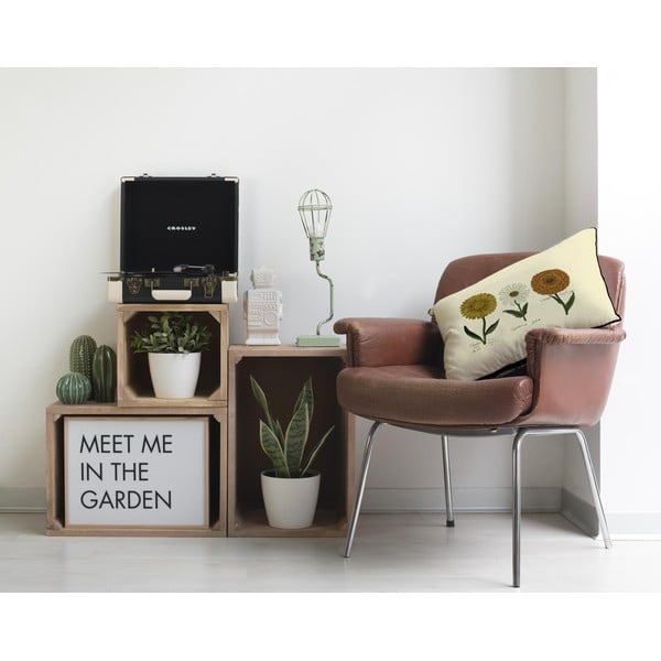 Beež lillemotiiviga padi Lilled, 50 x 35 cm - Surdic-image-2