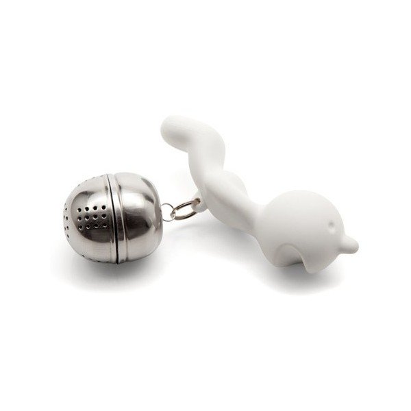 Čajové sítko Mr.P, bílé-image-1