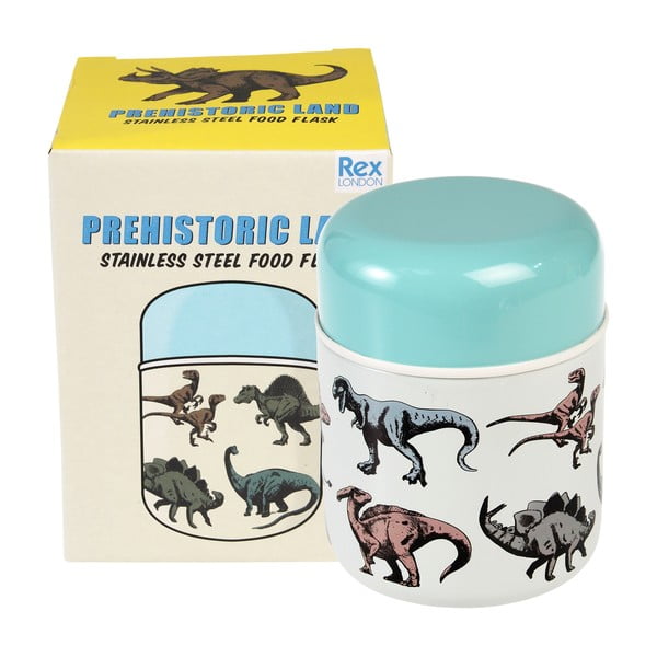 Sinine-kreem laste termos (toidule) 280 ml Prehistoric Land - Rex London-image-3