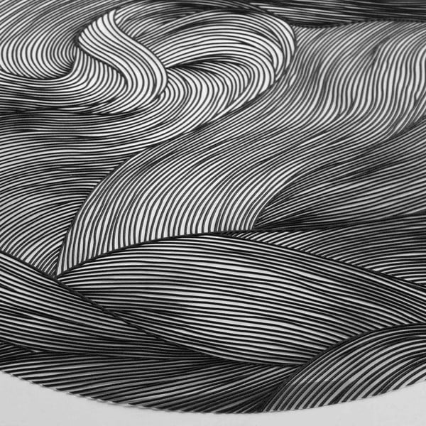 Lauamatt ø 38 cm Celeste - douceur d'intérieur-image-2