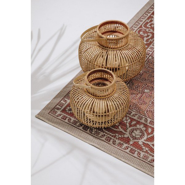 2 bambusest laternate komplekt Bambus Bambus Desert - Hübsch-image-1