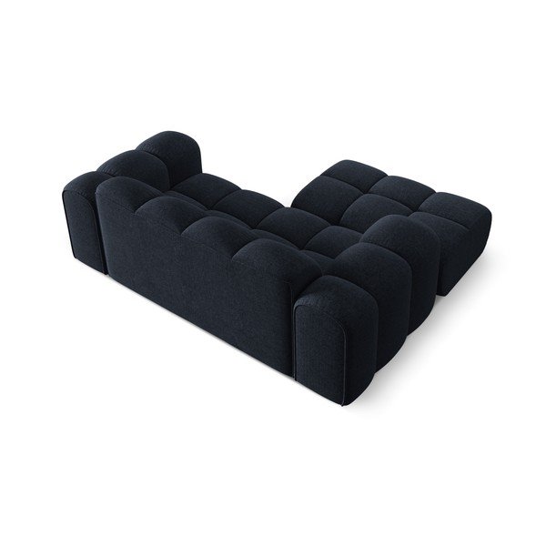 Tumesinine šenillist nurgadiivan (vasak nurk) Treno - Cosmopolitan Design-image-3