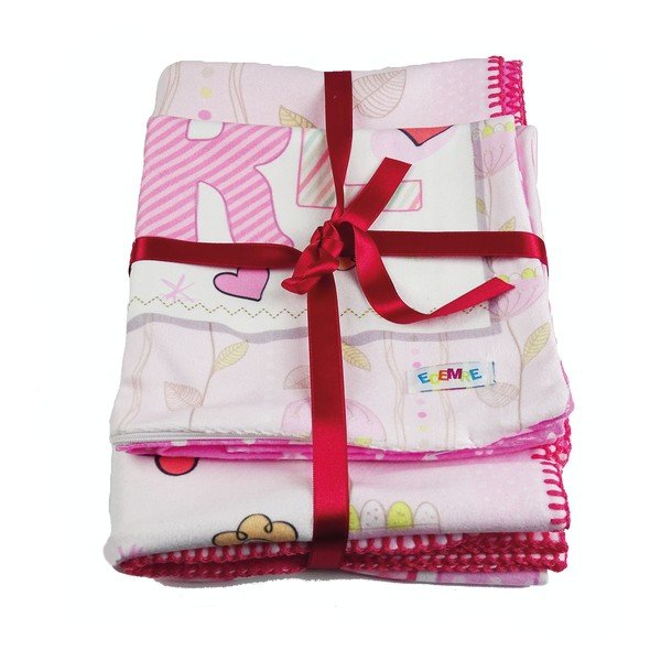 Roosa beebitekk 85x125 cm - OYO kids-image-2