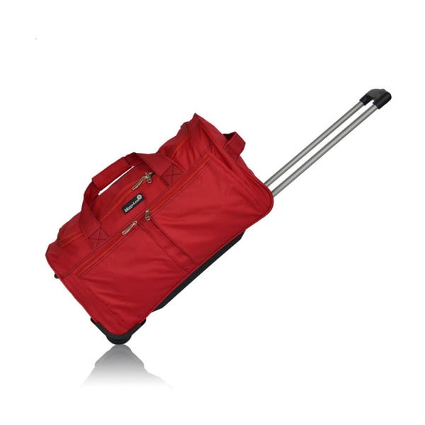 Červená cestovní taška na kolečkách Hero Palerme, 41 l