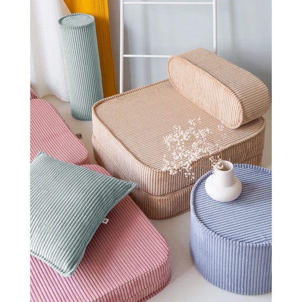 Mündivärvi velvetist laste diivanipadi Block - Wigiwama-image-2