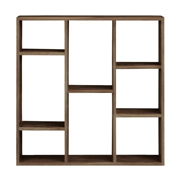 Tumepruun tammepuidust riiul 70 cm Townsville - House Nordic-image-3