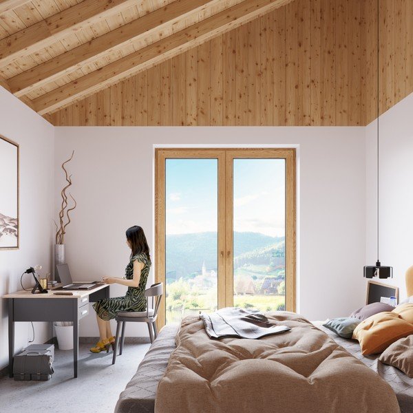 Must rippvalgusti metallist varjuga ø 24 cm Rossario - Sollux-image-4