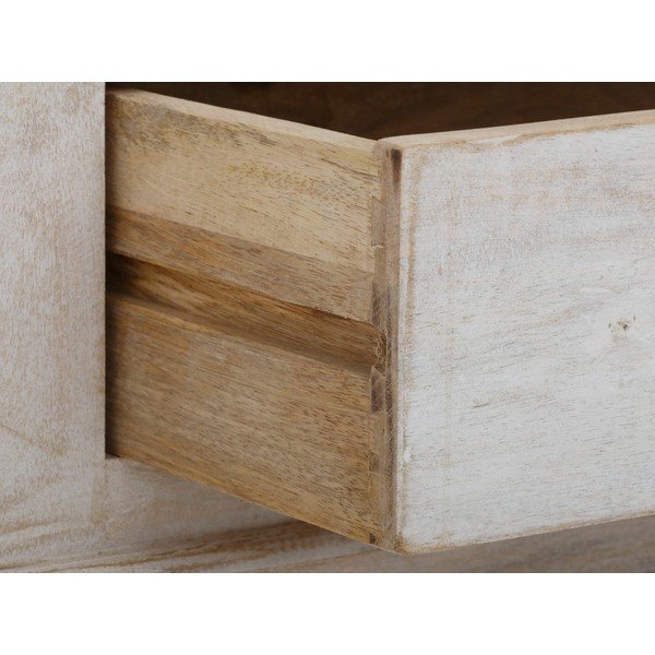 Valge mangopuust riidekapp 100x175 cm Rana - Støraa-image-4