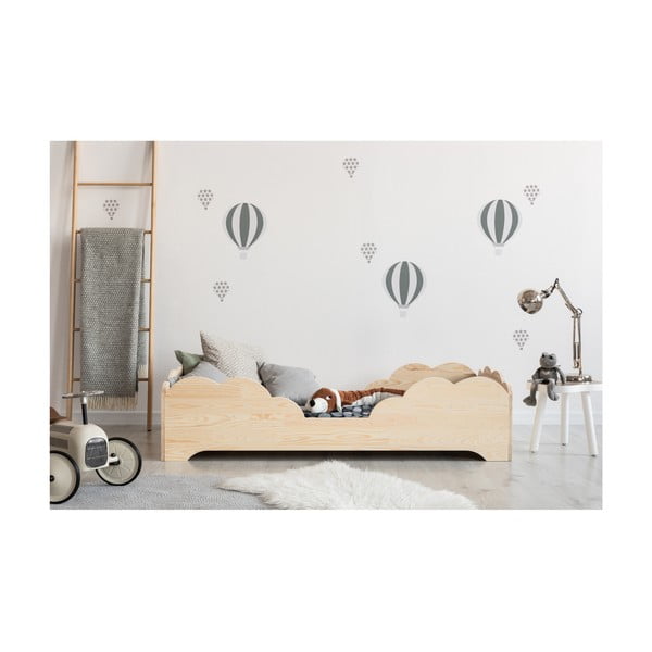 Dětská postel z borovicového dřeva Adeko BOX 10, 60 x 120  cm