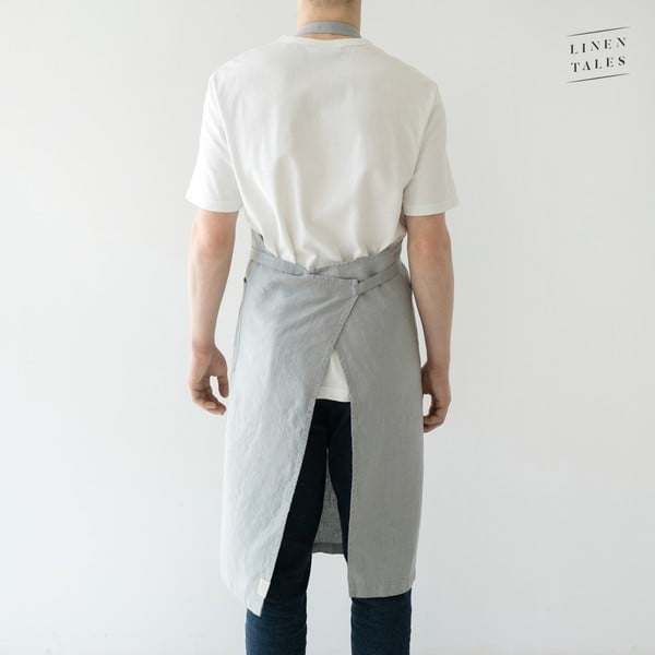 Helehall linane põll, pikkus 100 cm Chef - Linen Tales-image-2