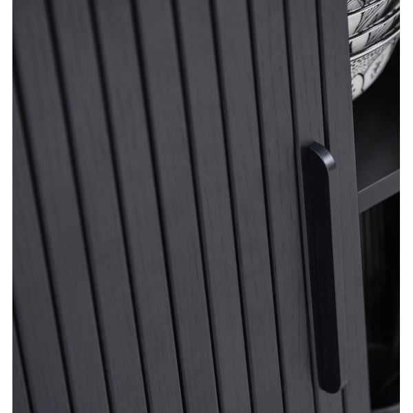 Tammedekooriga must telerilaud 120x56 cm Nola - Unique Furniture-image-3