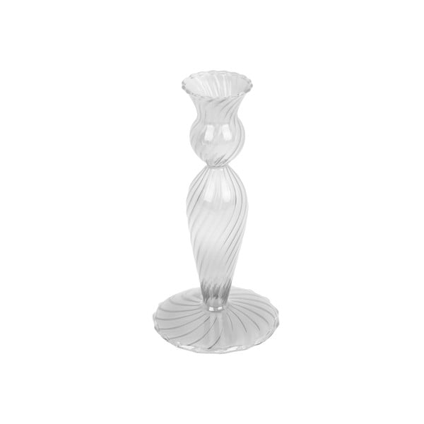 Klaasist küünlajalg, kõrgus 17 cm Swirl - PT LIVING