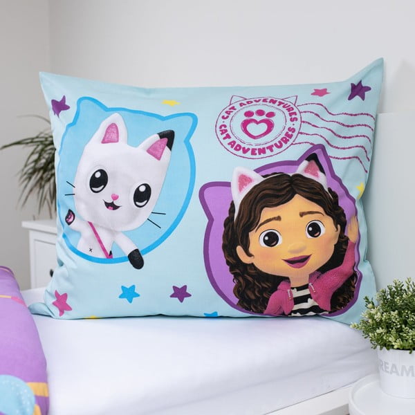 Puuvillane laste voodipesu üheinimesevoodile 140x200 cm Gabby's Dollhouse "Balloon"  - Jerry Fabrics-image-3