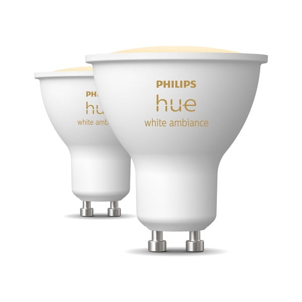 LED nutipirnid 2tk komplektis, GU10, 4W White ambiance - Philips Hue