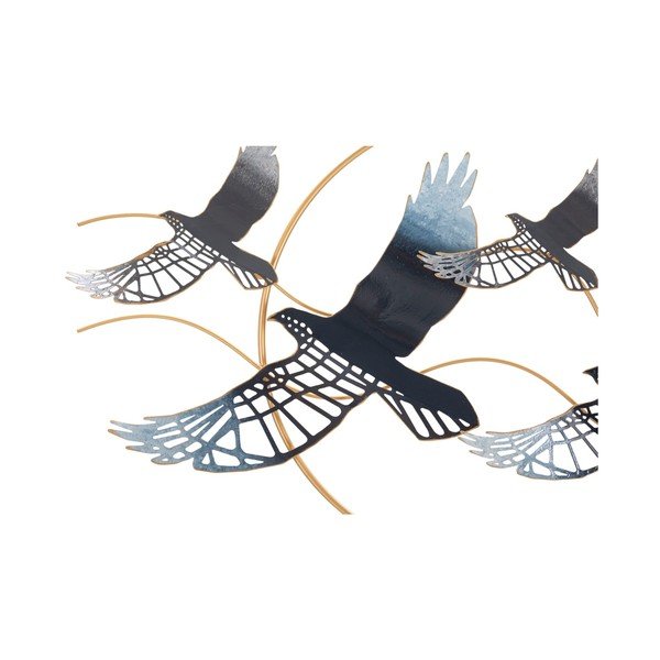 Metallist seinakaunistus 91x50 cm Birds - Mauro Ferretti-image-2