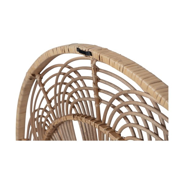 Bambusest raamiga seinapeegel ø 76 cm Obi - WOOOD-image-4