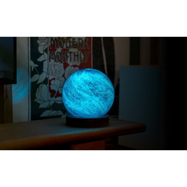 LED-lauavalgusti klaasist varjuga (kõrgus 13 cm) Galaxy Breeze - Gingko-image-3