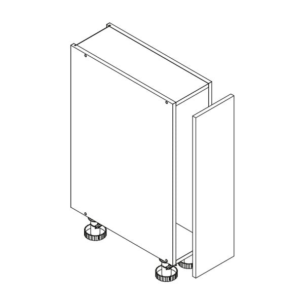 Alumine köögikapp (laius 15 cm) Aden - STOLKAR-image-3