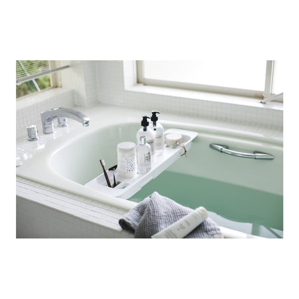 Valge reguleeritav riiul vanni jaoks Tower - YAMAZAKI-image-3