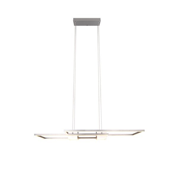 Hõbedane LED dimmerdatav rippvalgusti koos puldiga Albany - Trio-image-1