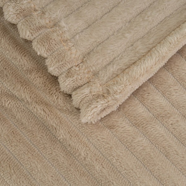 Pruun mikroplüüsist tekk 130x160 cm Fur Velvet - Casa Selección-image-1