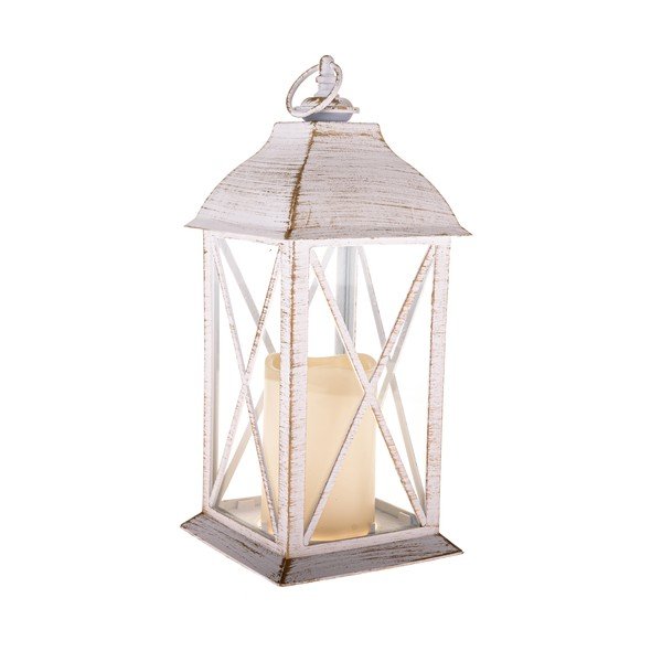 Valge LED-taskulamp (kõrgus 30,5 cm) - Dakls