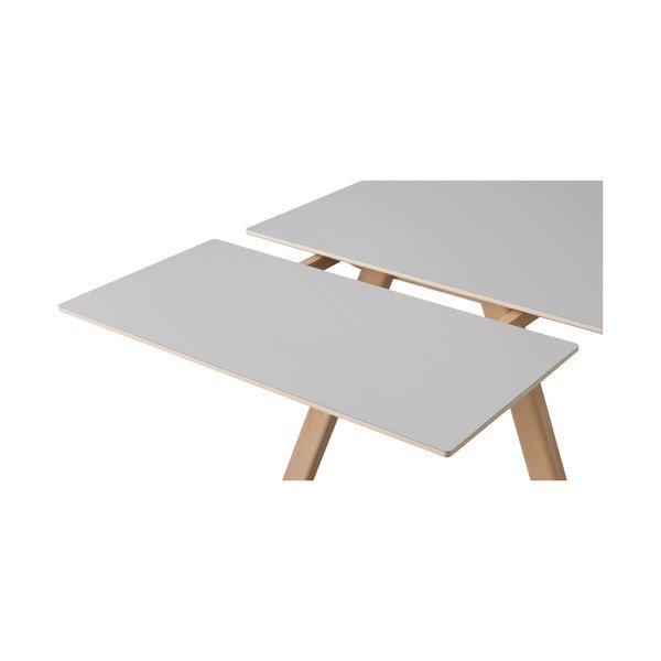 Šedá deska k rozšíření stolu Unique Furniture Bilbao, 45 x 90 cm-image-1