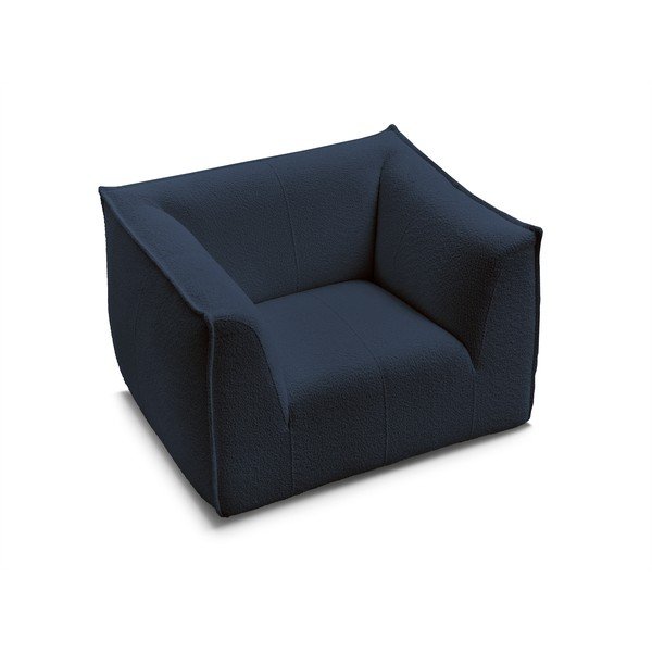 Tumesinine bouclé kangast tugitool Giorgia - Bobochic Paris-image-4