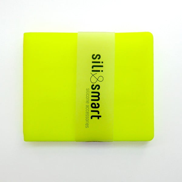 Silikonová peněženka Sili Guy Smart, žlutá
