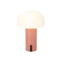 Valge/roosa LED laualamp (kõrgus 22,5 cm) Styles - Villa Collection