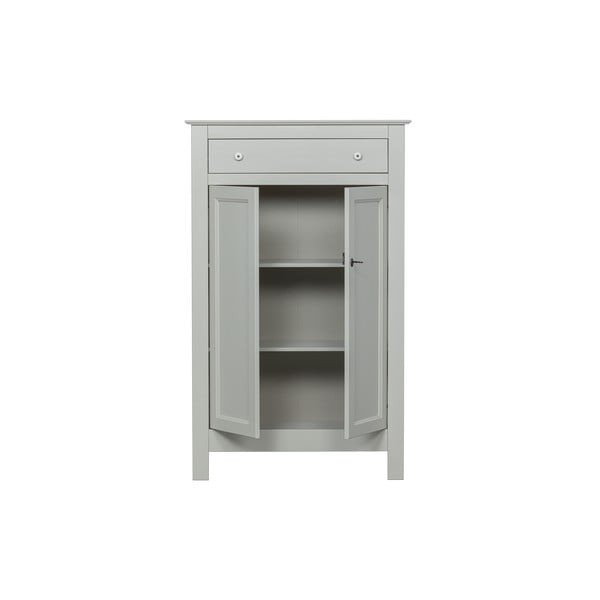 Helehall kõrge lukustatav kapp männipuidust 93x150 cm Eva - WOOOD-image-3