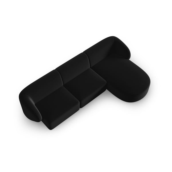 Must sametist nurgadiivan (parem nurk) Paolo - Milo Casa-image-2