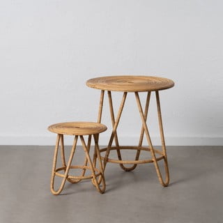 Rotangist ümmargune diivanilaud ø 60 cm - Ixia