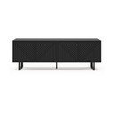 Must telerilaud 161x55x35 cm Peta - Marckeric