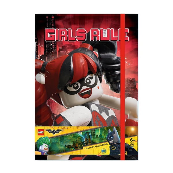 Märkmik Batman Batgirl Harley Quinn Batman Movie - LEGO®