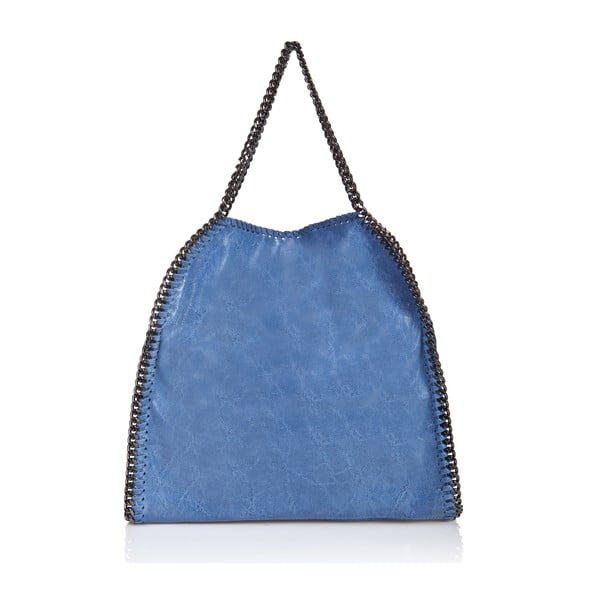 Kožená kabelka Markese 126, modrá
