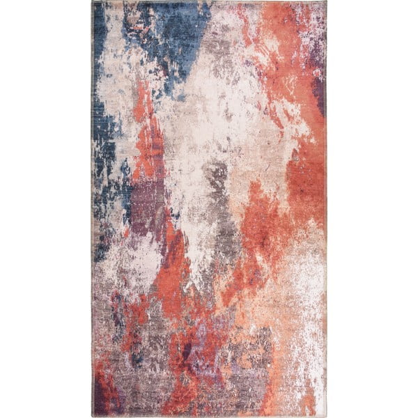 Punane ja sinine pestav vaip 150x80 cm - Vitaus