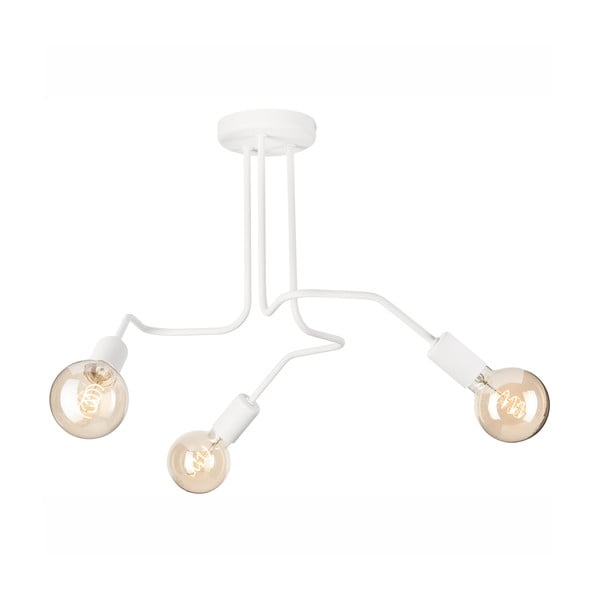 Valge laevalgusti 55x55 cm Domino - LAMKUR-image-2