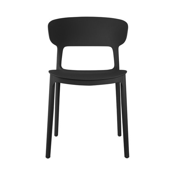Mustad plastikust söögitoolid 4tk komplektis Fain - Leitmotiv-image-2