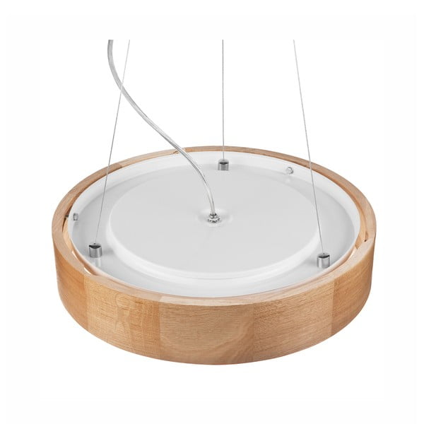 Pruun rippvalgusti klaasist varjuga ø 37 cm Eveline - LAMKUR-image-4