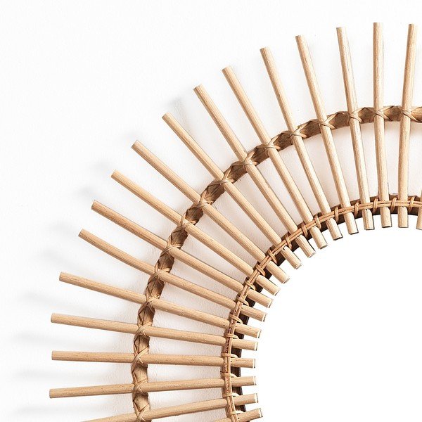 Rotangist raamiga peegel ø 55 cm Rays - Tomasucci-image-1