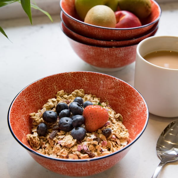 Punane keraamiline kauss, ø 16 cm Floral - Kitchen Craft-image-3