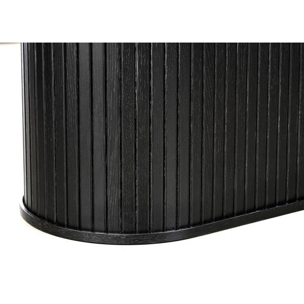 Pikendatav söögilaud tammepuust dekooriga lisapealse pealispinnaga 95x180 cm Nola - Unique Furniture-image-4