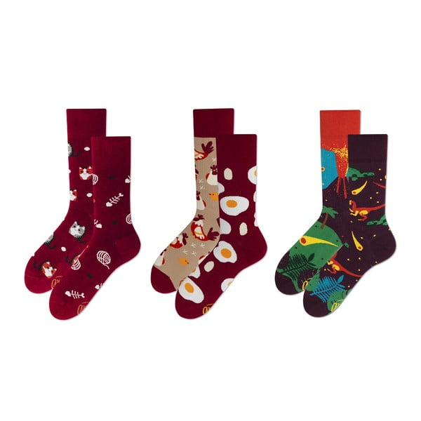 Set ponožek v dárkovém balení Many Monrnings Crazy Week, vel. 43–46