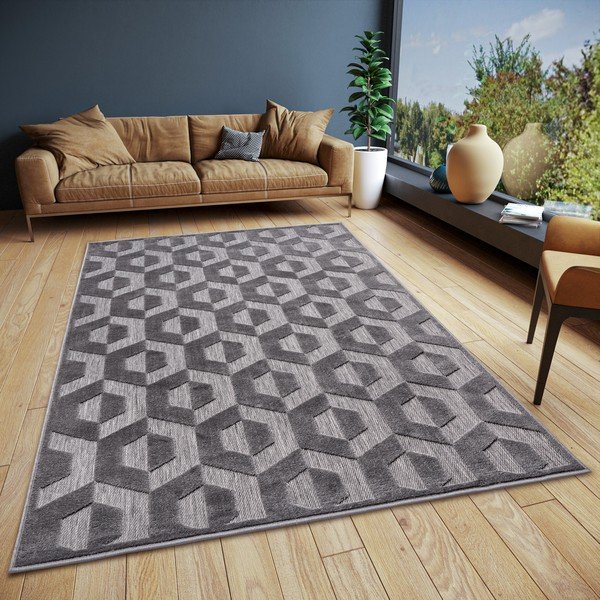 Antratsiitne vaip 200x285 cm Iconic Hexa - Hanse Home-image-1
